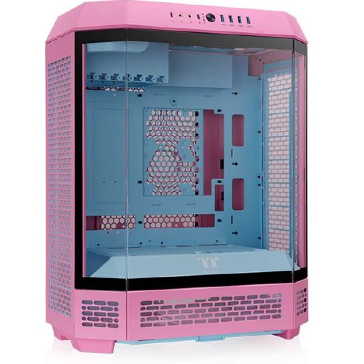 Thermaltake The Tower 600 Bubble Pink Midi Tower ohne Netzteil rosa/blau