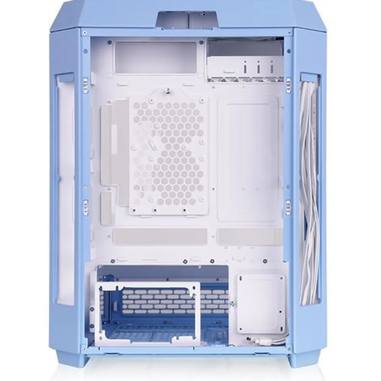 Thermaltake The Tower 600 Hydrangea Blue Midi Tower ohne Netzteil weiss/blau