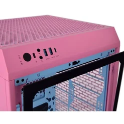 Thermaltake The Tower 200 ITX Tower ohne Netzteil pink