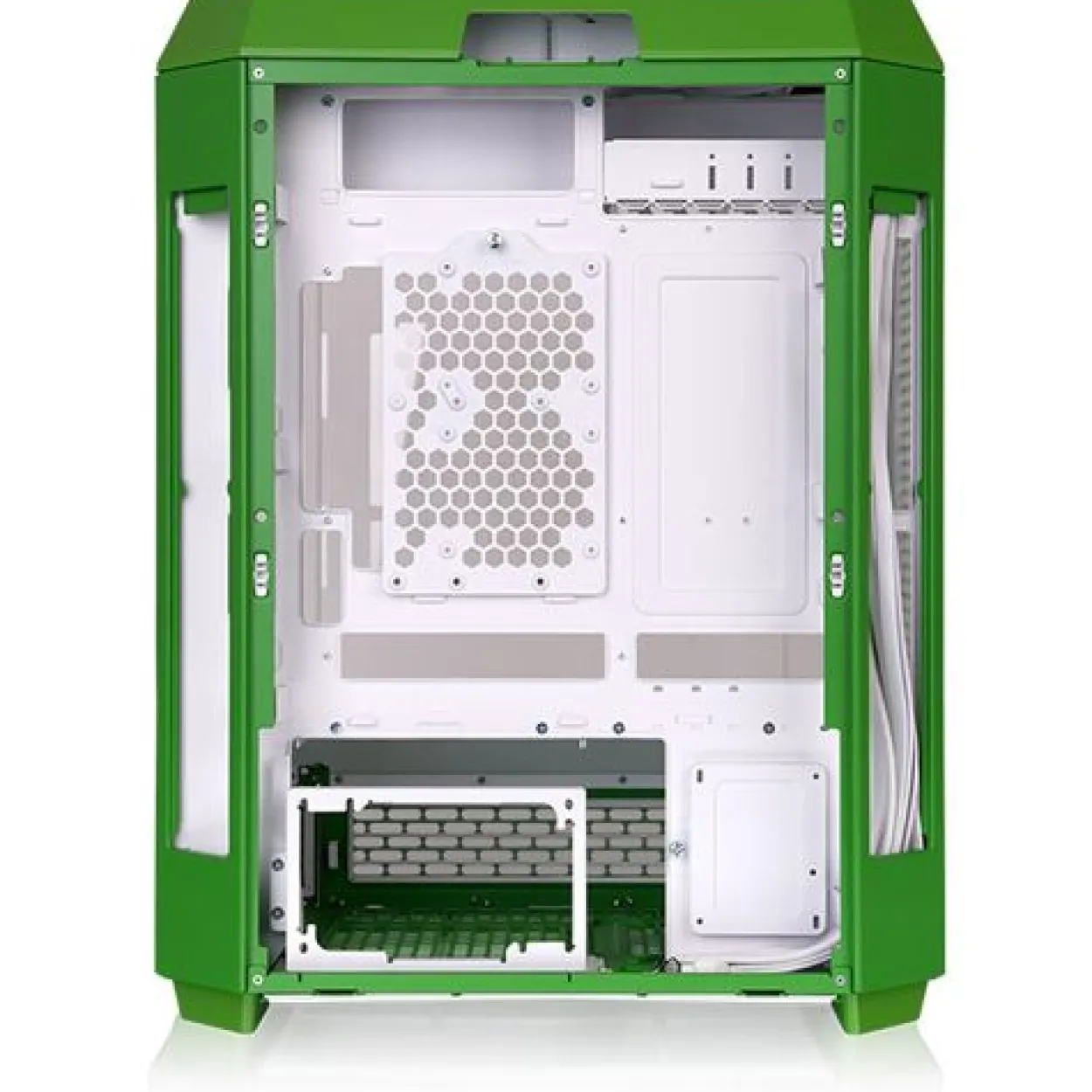 Thermaltake The Tower 600 Light-Year Green Midi Tower ohne Netzteil weiss/grün