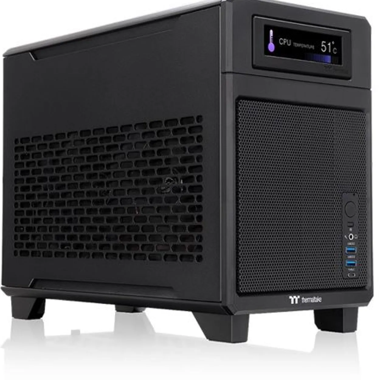Thermaltake TR100 ITX Tower ohne Netzteil schwarz