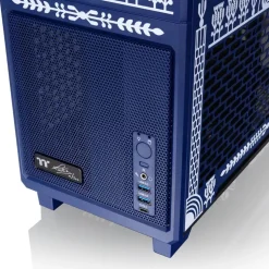Thermaltake TR100 Koralie Edition Mini Tower ohne Netzteil blau