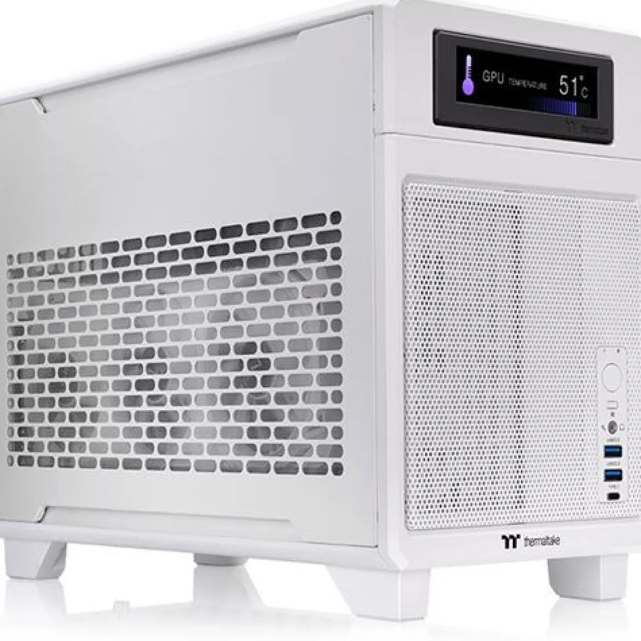 Thermaltake TR100 Snow ITX Tower ohne Netzteil weiss