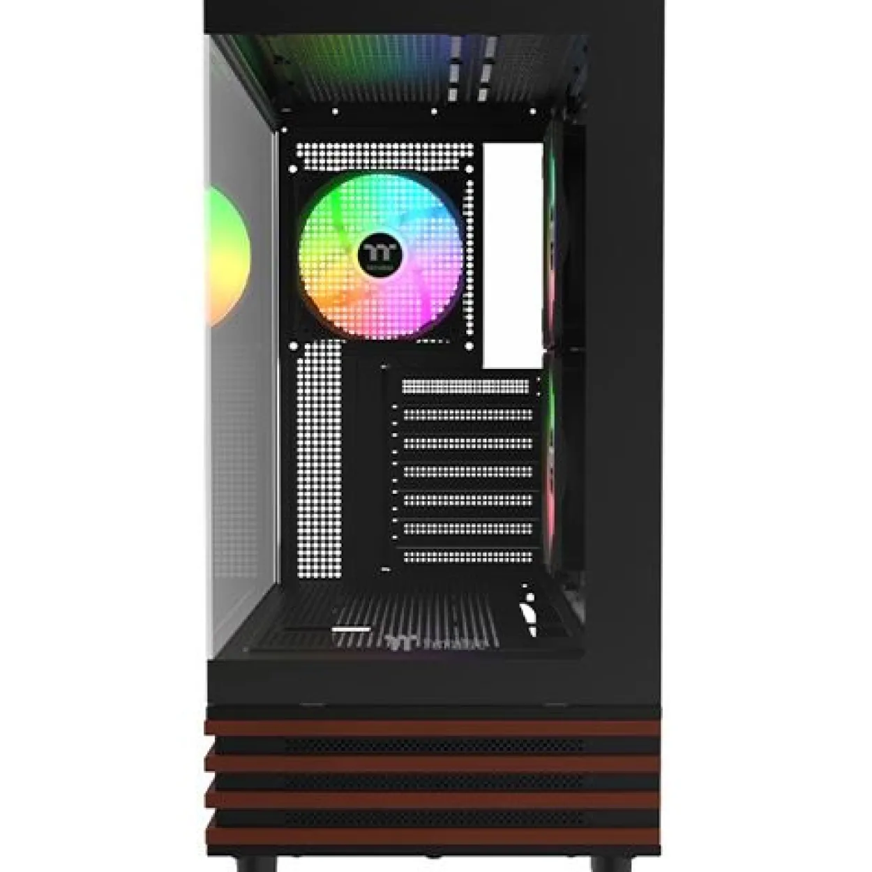 Thermaltake View 270 Plus WS ARGB Midi Tower ohne Netzteil schwarz/braun