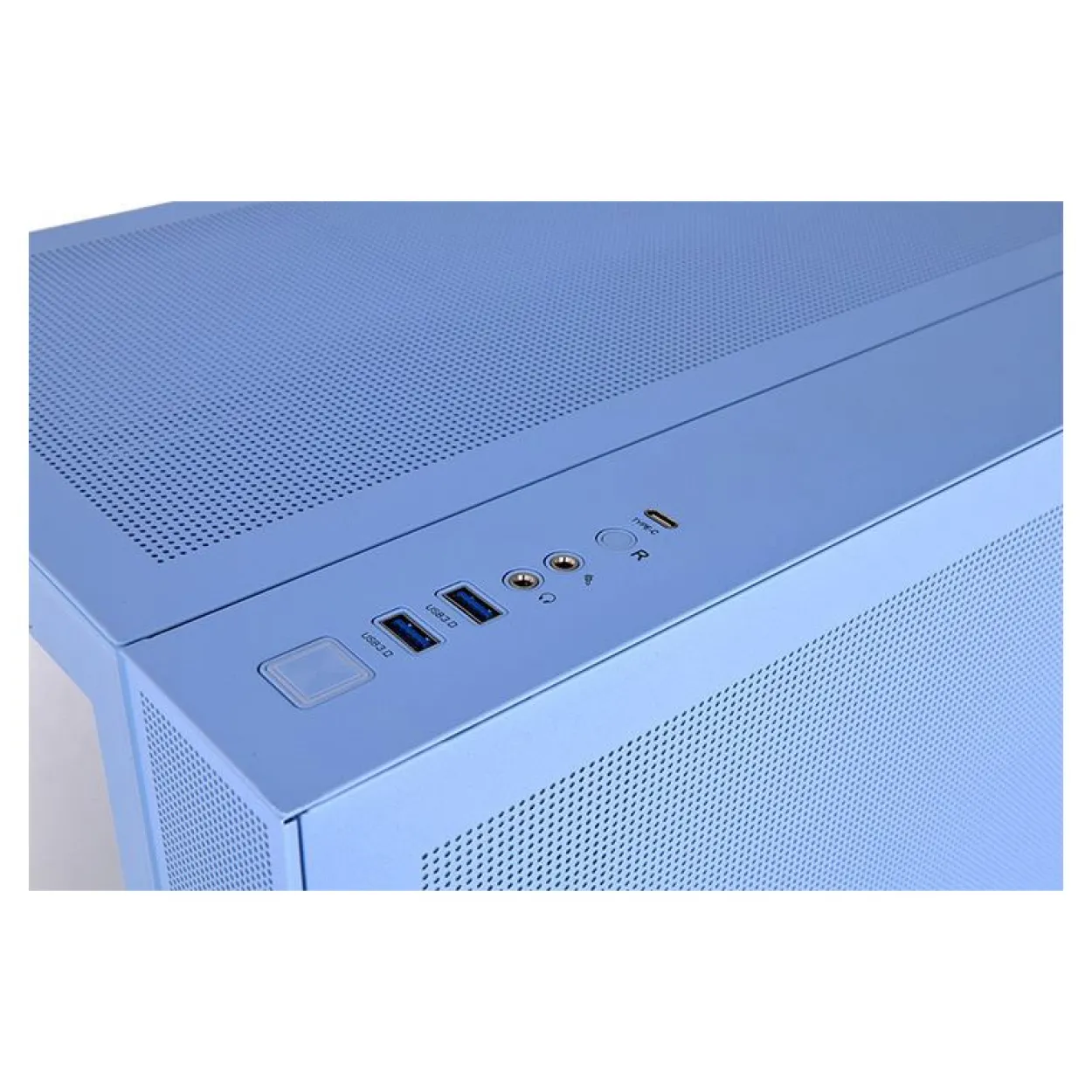 Thermaltake View 380 TG ARGB Hydrangea Midi Tower ohne Netzteil weiss/blau