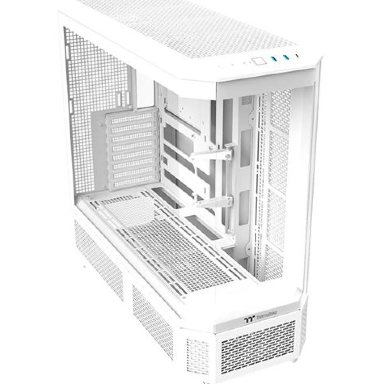 Thermaltake View 600 TG Snow Midi Tower ohne Netzteil weiss