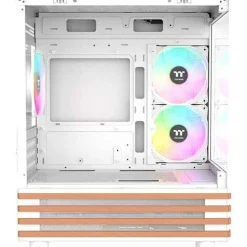 Thermaltake View 170 WS ARGB Snow Mini Tower ohne Netzteil weiss/braun