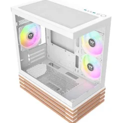 Thermaltake View 170 WS ARGB Snow Mini Tower ohne Netzteil weiss/braun