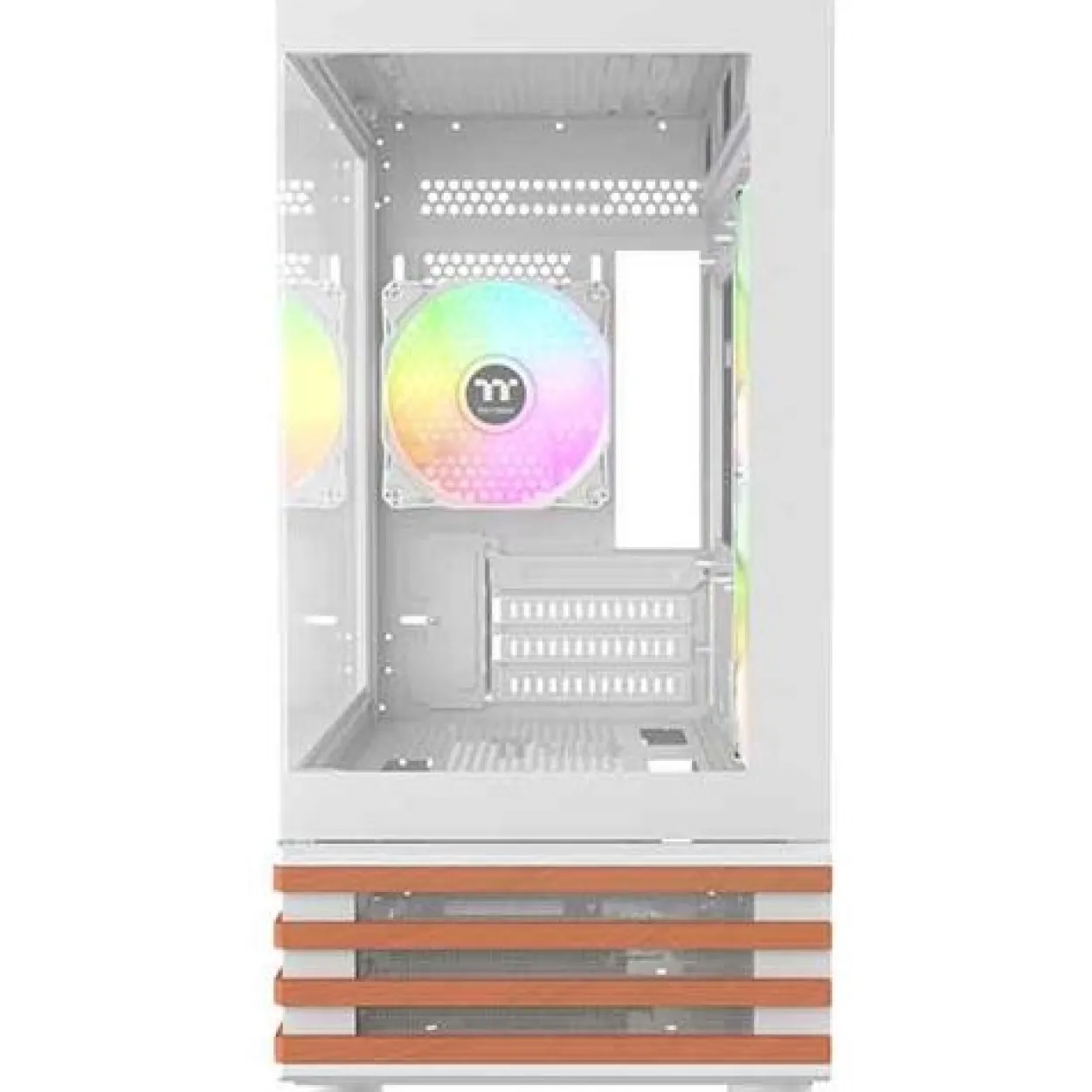Thermaltake View 170 WS ARGB Snow Mini Tower ohne Netzteil weiss/braun