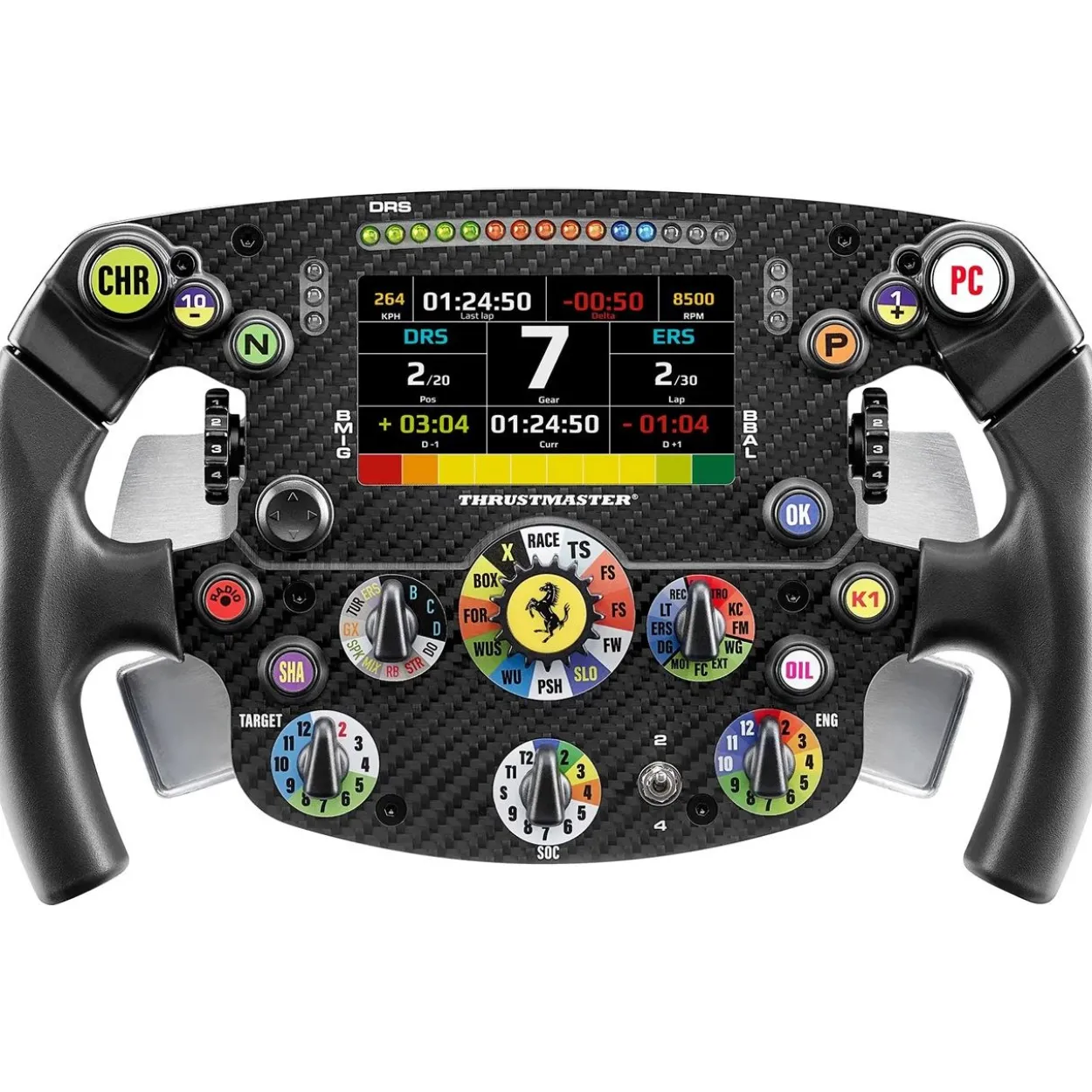 Thrustmaster Formula Wheel Add-On Ferrari SF-25 Edition, Formel-Lenkrad, Quick-Release - schwarz