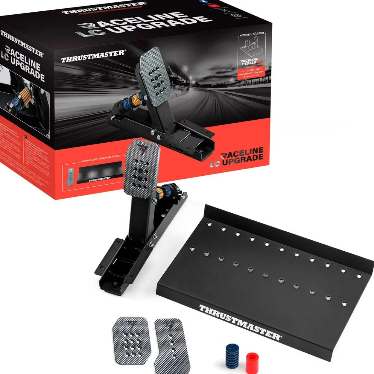 Thrustmaster Raceline LC Upgrade Pedalset-Erweiterung, 100kg Load-Cell-Bremse - schwarz