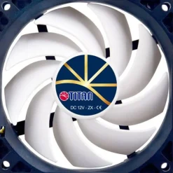 Titan TFD-9225H12ZP/KE(RB) 92x92x25mm 2700 U/min 10-25 dB(A) schwarz/weiß