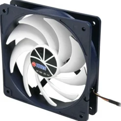 Titan TFD-12025H12ZP/KU(RB) 120x120x25mm 2200 U/min 39 dB(A) schwarz/weiß