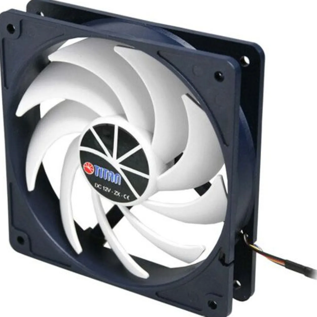 Titan TFD-12025H12ZP/KU(RB) 120x120x25mm 2200 U/min 39 dB(A) schwarz/weiß