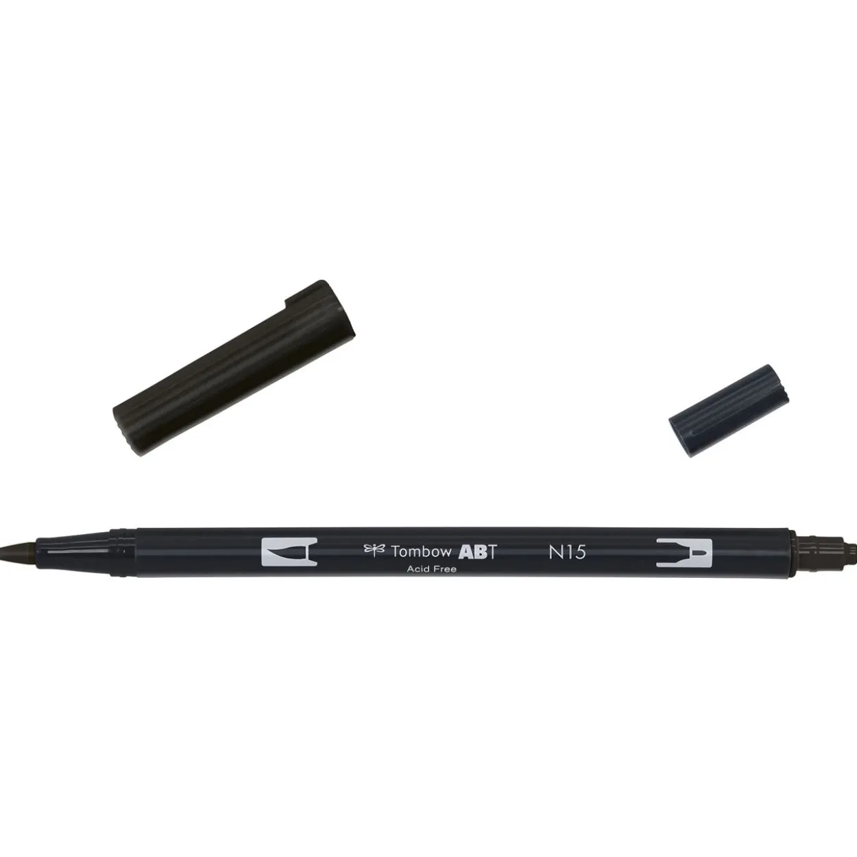 TOMBOW Doppelfasermaler "DUAL BRUSH PEN ABT", black