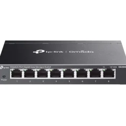 TP-LINK 8-PORT 1G EASY MANAGED SWITCH 8X 1G LAN STEEL CASE FANLESS