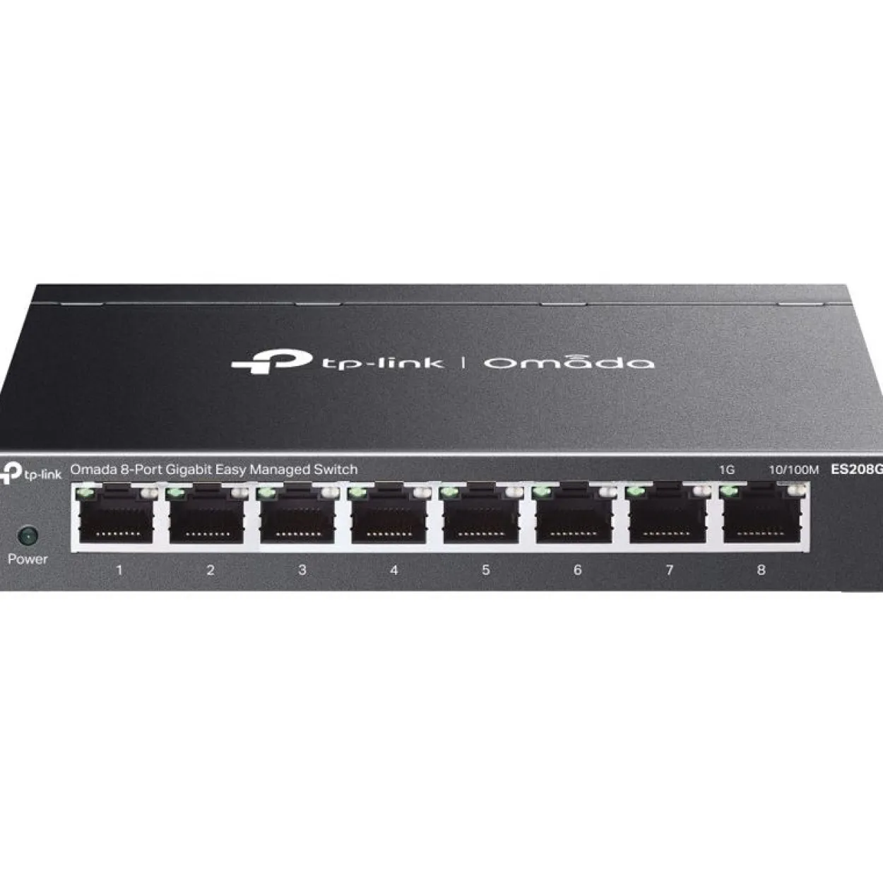 TP-LINK 8-PORT 1G EASY MANAGED SWITCH 8X 1G LAN STEEL CASE FANLESS