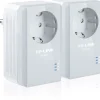 TP-Link Powerline AV500 Nano Adapter Kit 300 MBit/s 1x LAN 10/100 2er Pack weiss