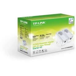 TP-Link Powerline AV500 Nano Adapter Kit 300 MBit/s 1x LAN 10/100 2er Pack weiss