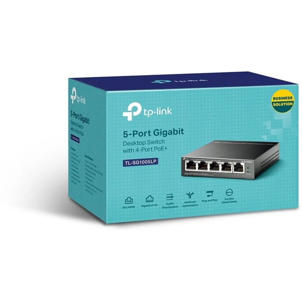 TP-Link Switch 5G PoE+ 40W 5x10/100/1000,PoE+