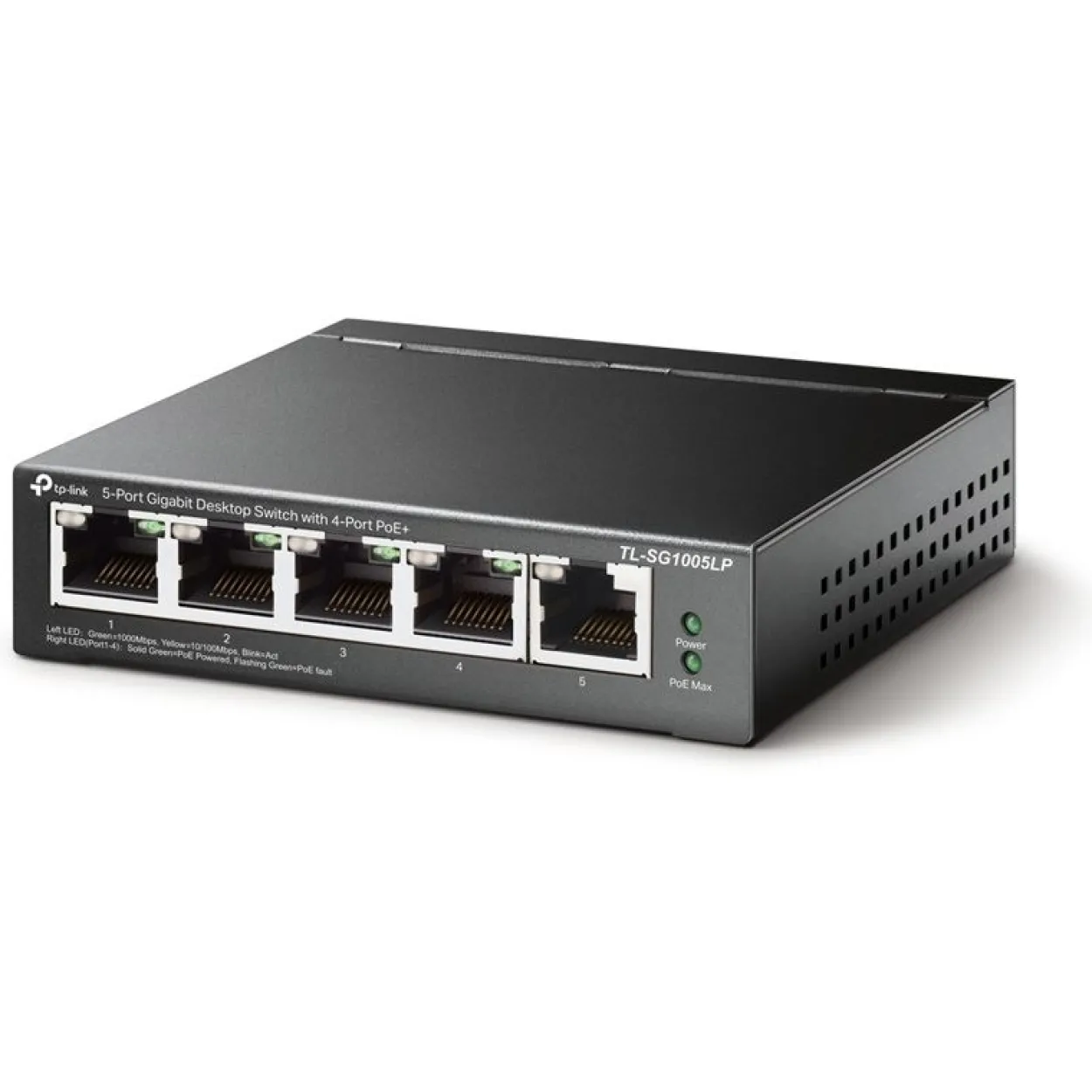 TP-Link Switch 5G PoE+ 40W 5x10/100/1000,PoE+