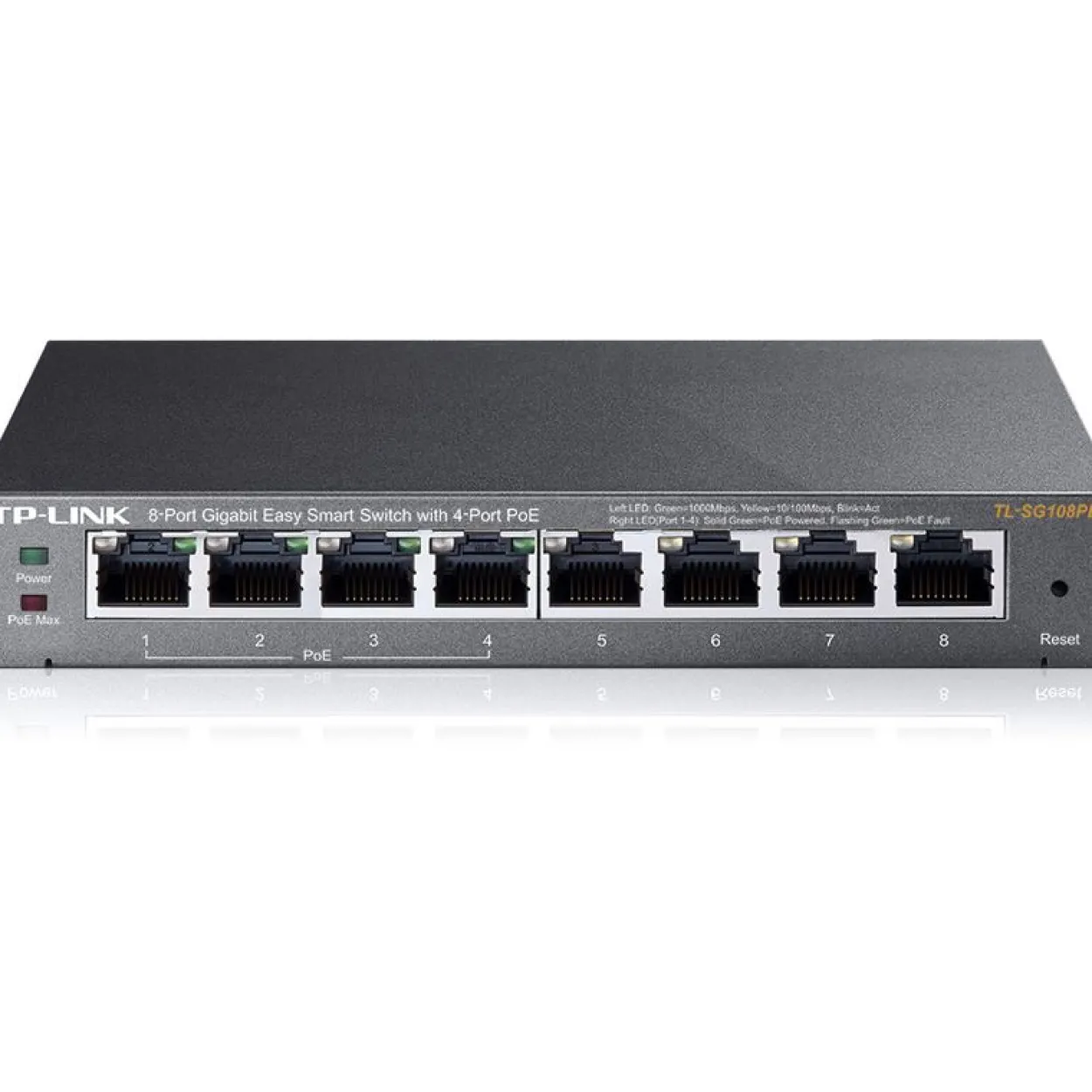 TP-Link Switch 8x GE TL-SG108PE (4xPOE)
