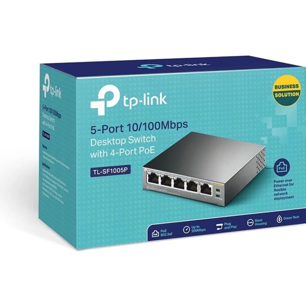 TP-Link TL-SF1005P 5-Port 10/100 Desktop Switch 4x PoE