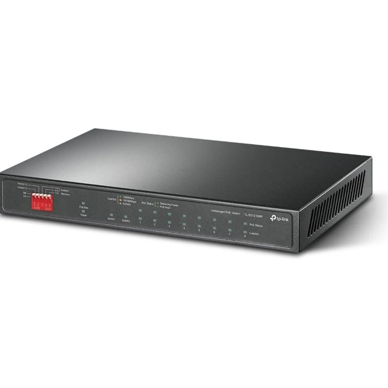 TP-Link TL-SG1210MP V2 - Switch - 10 Anschlüsse - unmanaged