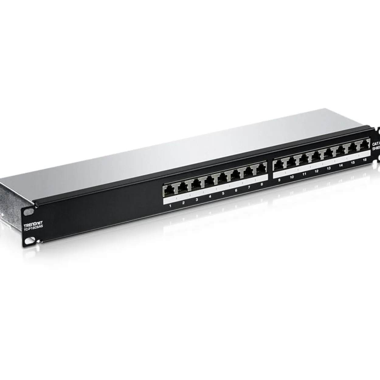 Trendnet Patchpanel 16-Port Cat6A ngeschirmt (10" wide)