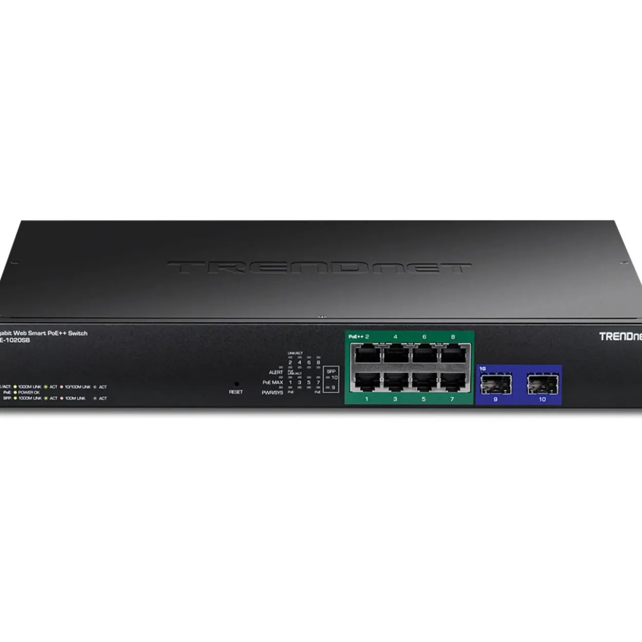 TrendNet 10-Port Gigabit Web Smart PoE++ Switch