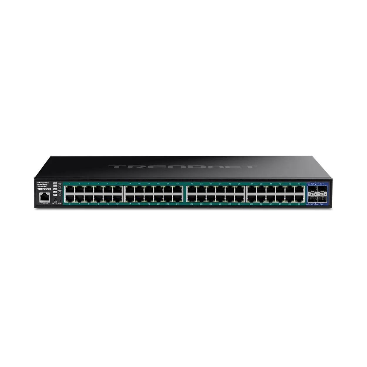 TrendNet 52-Port Gigabit Web Smart 740W PoE+ Switch 10G SFP+