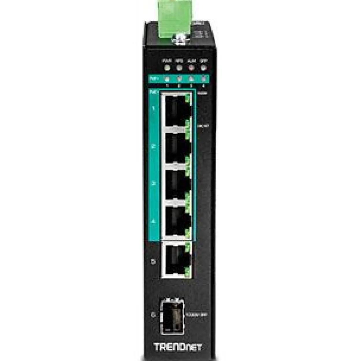 TrendNet 6-port Indust. Gbit PoE+ DIN Rail metall Layer 2 120W