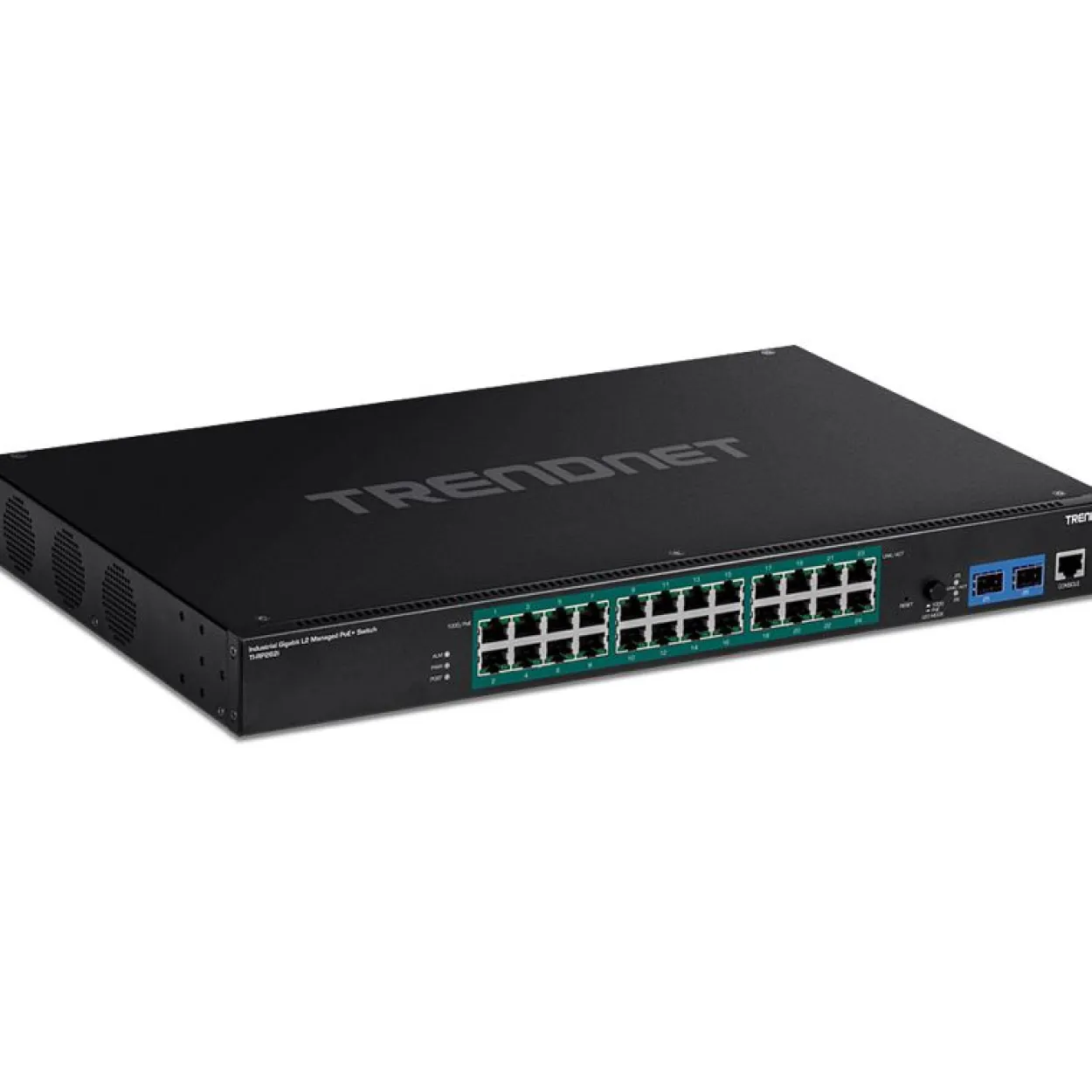 TrendNet 26-Port Industr. Gigabit L2 Managed PoE+ Rackmount