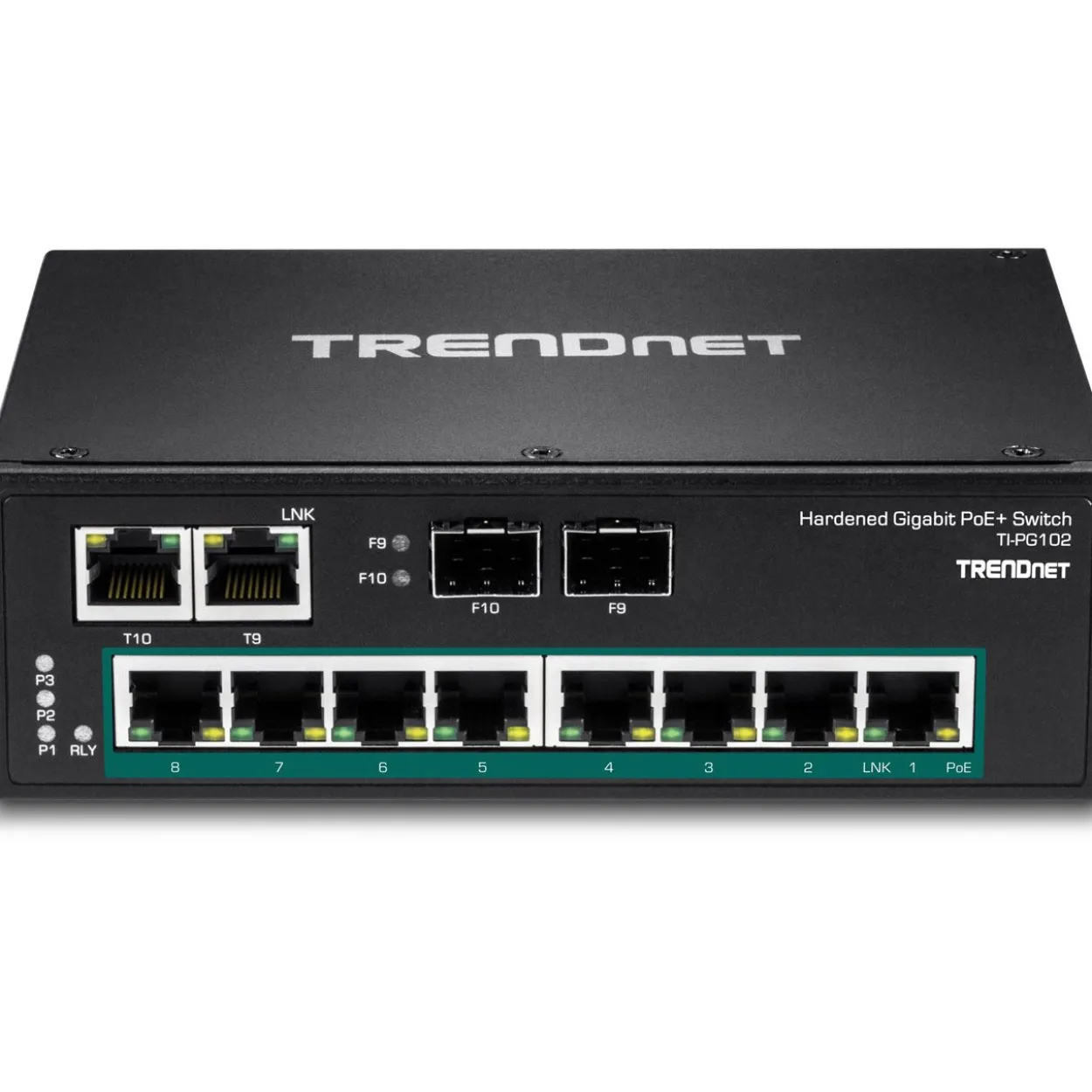 TrendNet 10-port Industrial Gbit PoE+ metall 240W