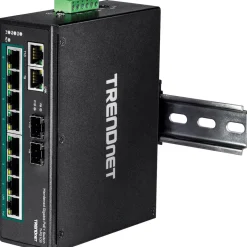 TrendNet 10-port Industrial Gbit PoE+ metall 240W