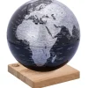 TROIKA Globus EXPLORER 360 schwarz, silberfarben, glänzend
