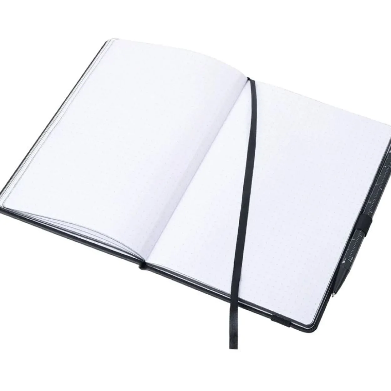 TROIKA Notizblock BLACK SLIMPAD A5 gelber Stift