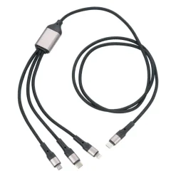 TROIKA Schnellladekabel DREIZACK PRO