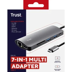 Trust Dalyx 7-in-1 USB-C Multiport Adapter