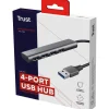 Trust Halyx USB 3.2 Gen 1 (3.1 Gen 1) Type-A 5 Mbit/s Schwarz, Grau