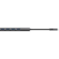 Trust Halyx USB 3.2 Gen 1 (3.1 Gen 1) Type-A 5 Mbit/s Schwarz, Grau