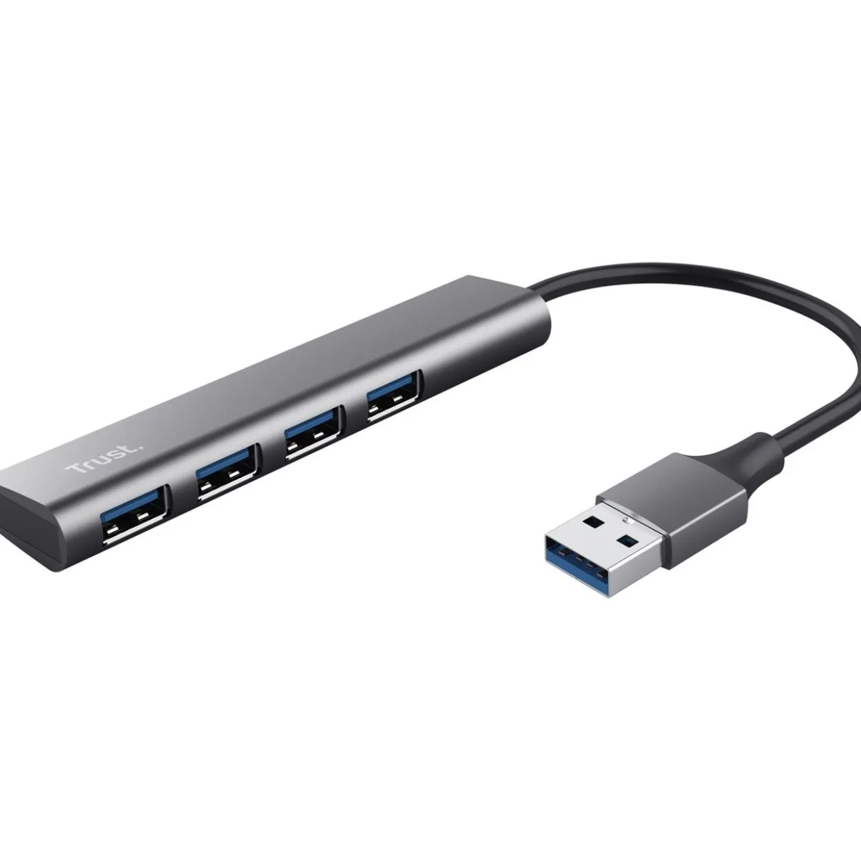 Trust Halyx USB 3.2 Gen 1 (3.1 Gen 1) Type-A 5 Mbit/s Schwarz, Grau