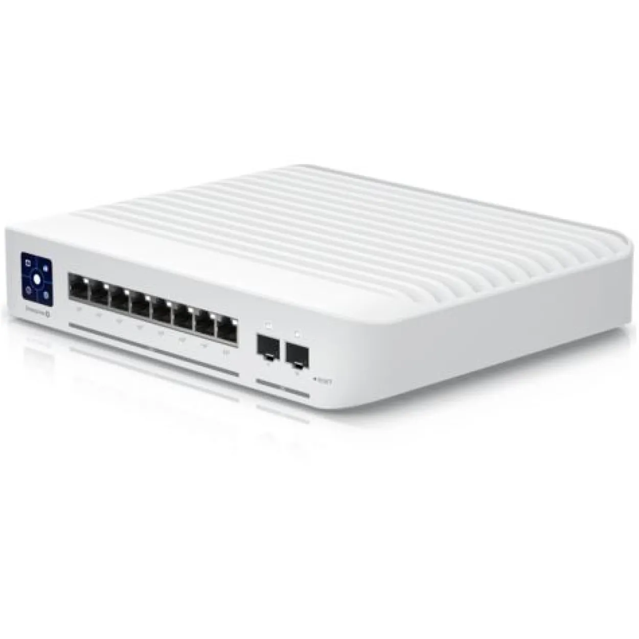 Ubiquiti Switch UniFi 8xRJ45 2,5G/2xSFP+ 10G Managed PoE+ Wall-Mountable, 1,3" Touchscreen, 120W PoE