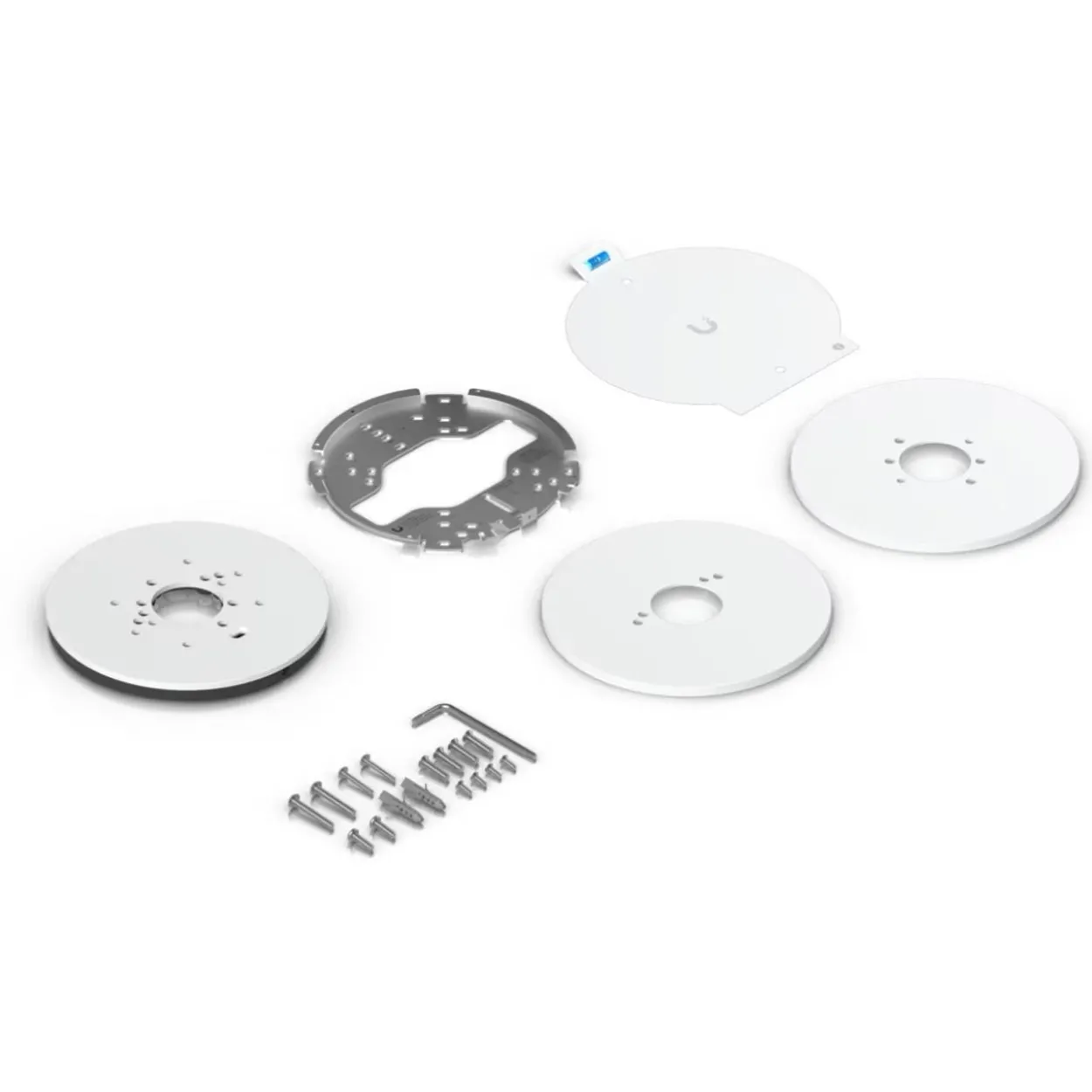 Ubiquiti UniFi Montageplatte UACC-GB-Plate-W für Verteilerdosen (weiß, für UniFi Protect-Kameras)