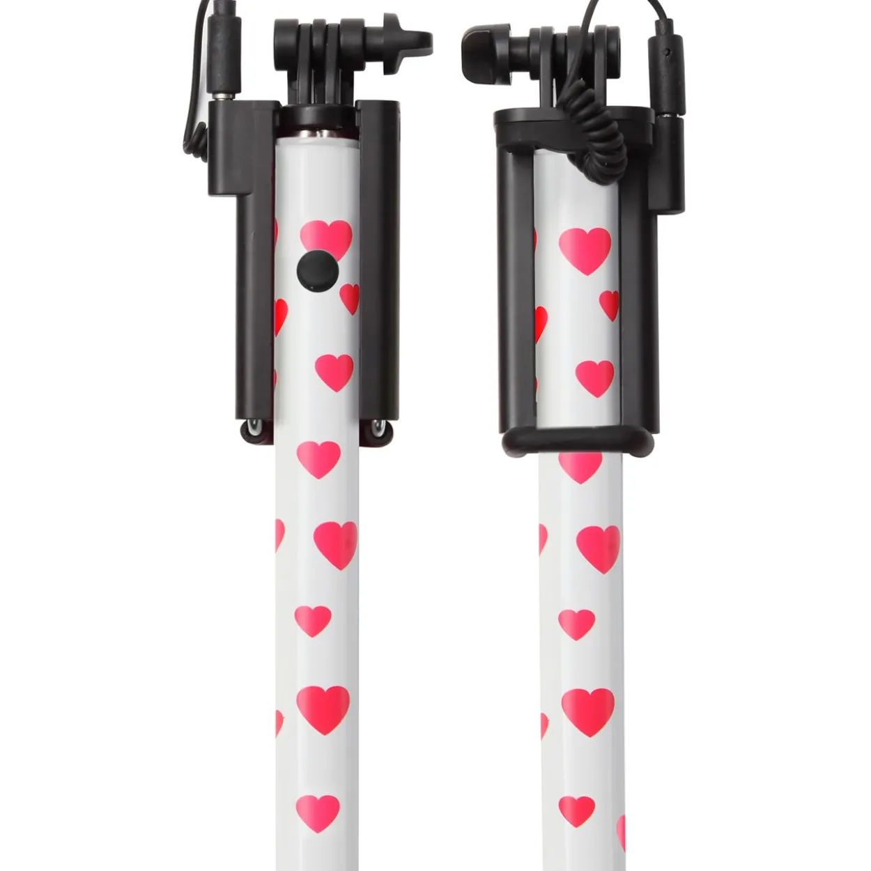Ultron Selfie-Stick cable mini Hot Shot heart weiß/pink