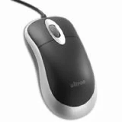 Ultron UM-100 Basic Optical Mouse USB schwarz/silber (kabelgebunden)