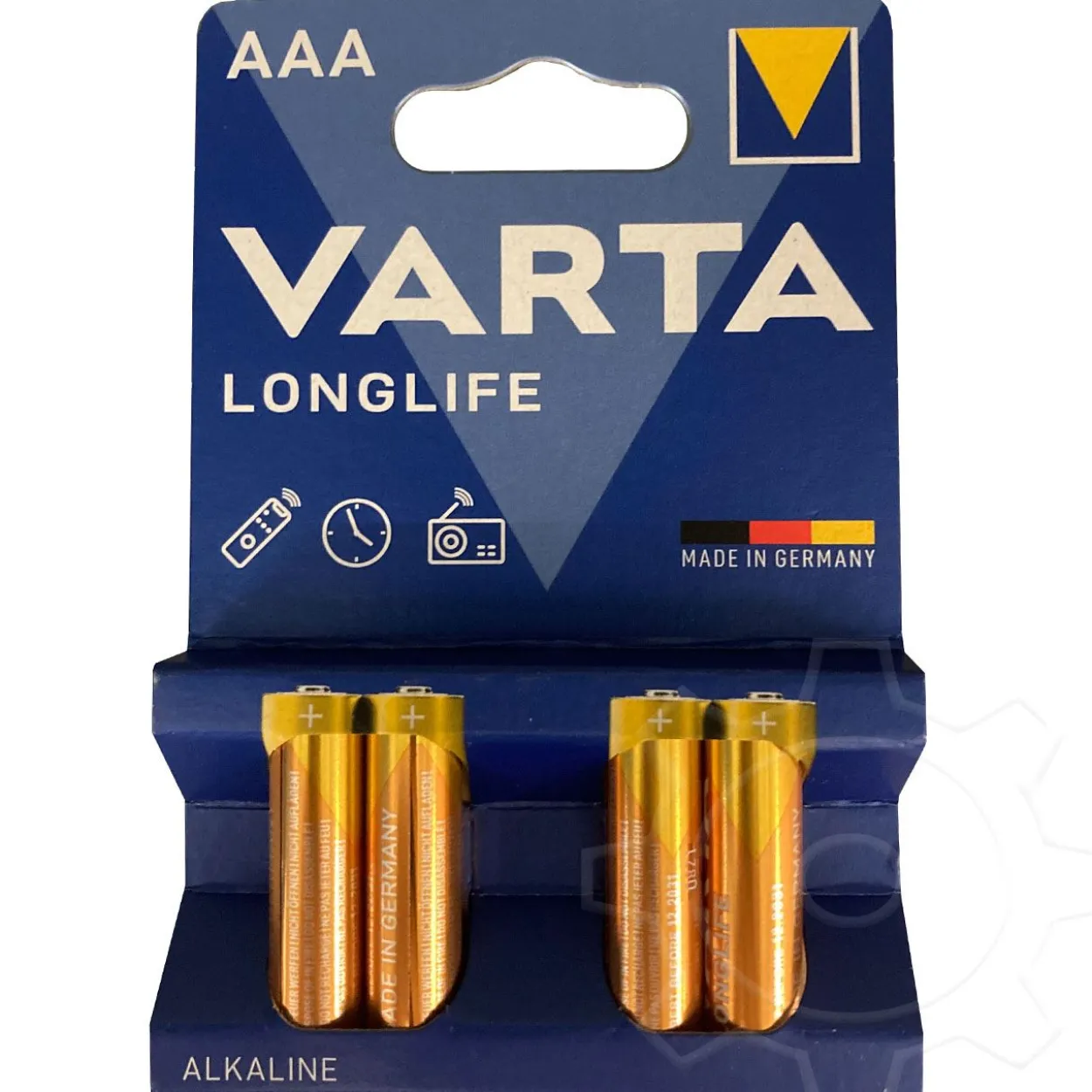 Varta Batterie LONGLIFE AAA Extra Micro LR03 4er neu