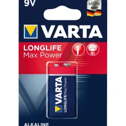 Varta Max Tech 6LR61 Alkaline E Block Batterie 9.0 V 1er Pack