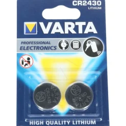 Varta Professional CR2430 Lithium Knopfzellen Batterie 3.0 V 2er Pack