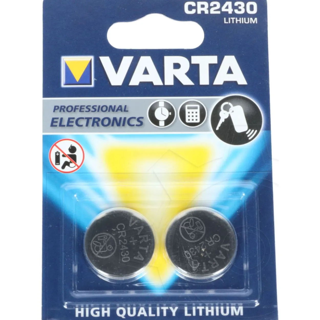 Varta Professional CR2430 Lithium Knopfzellen Batterie 3.0 V 2er Pack